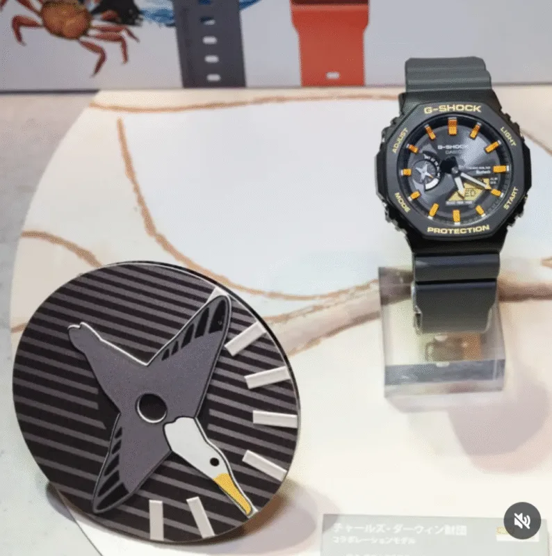 Нова колаборація Casio G-Shock x Charles Darwin Foundation: моделі Rock Crab (GA-B2100DF-4A) та Albatross (GA-B2100DF-1A)