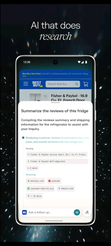 ШІ-браузер Comet від Perplexity тепер доступний на Android