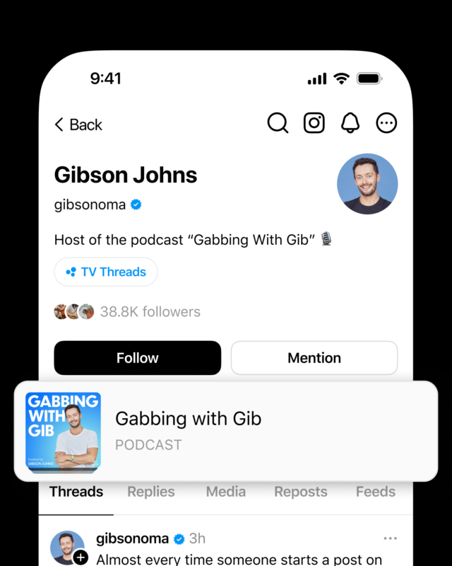 Threads від Meta націлився на подкастерів: нові функції для просування шоу та обговорень