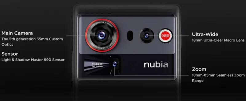 Nubia Z80 Ultra дебютував на глобальному ринку: Snapdragon 8 Elite Gen 5 та батарея 7200 мАг