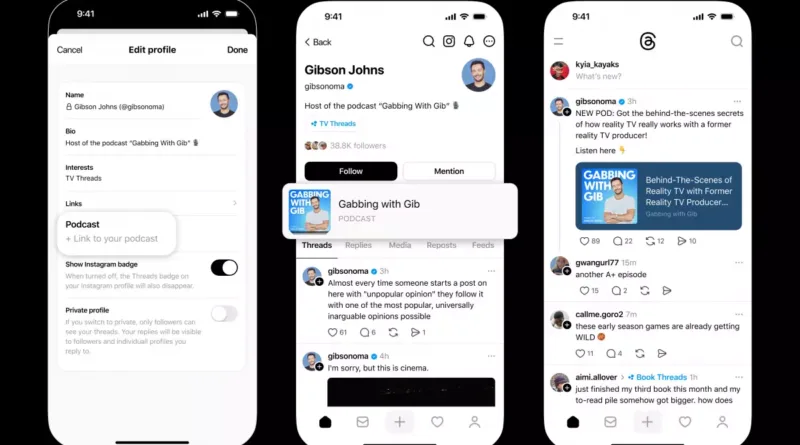 Threads від Meta націлився на подкастерів: нові функції для просування шоу та обговорень