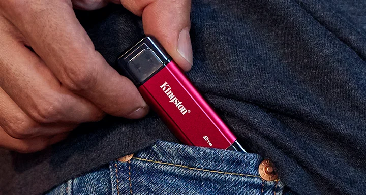 Kingston представив Dual Portable SSD: Компактний накопичувач з USB-A/C та швидкістю 1050 МБ/с