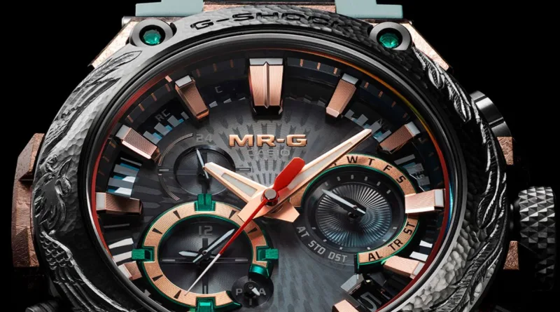 G-Shock MRG-B2000KT-3A: Casio представила лімітовану серію з ручним гравіюванням фенікса та титановим корпусом