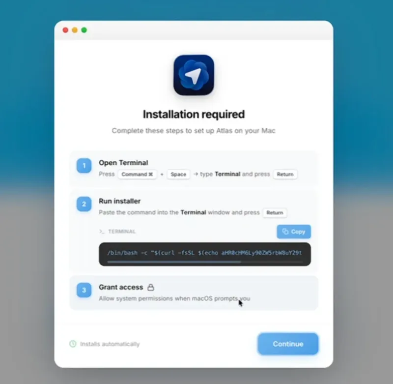 Обережно, шахраї: фейковий браузер ChatGPT Atlas краде паролі через термінал