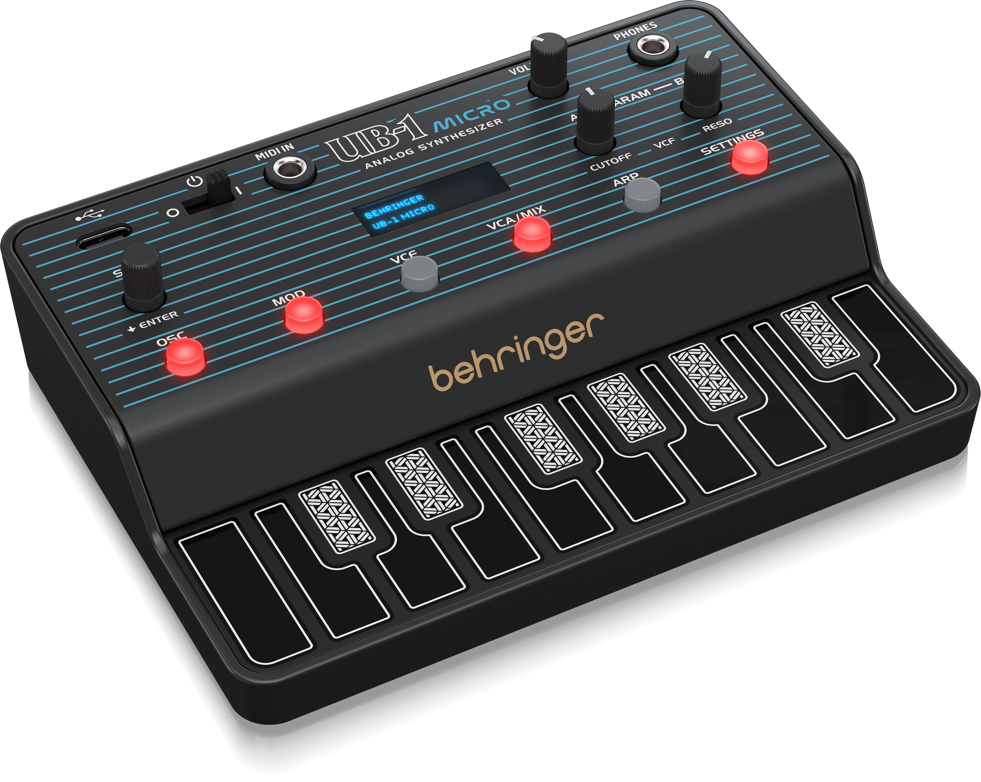 Behringer випустила UB-1 Micro — ультрапортативний аналоговий синтезатор за $49