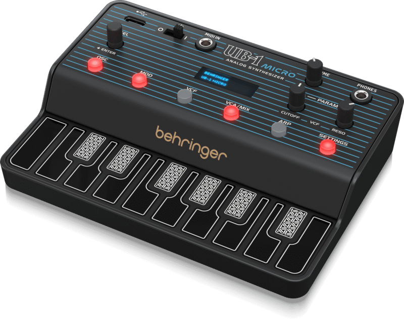Behringer випустила UB-1 Micro — ультрапортативний аналоговий синтезатор за $49