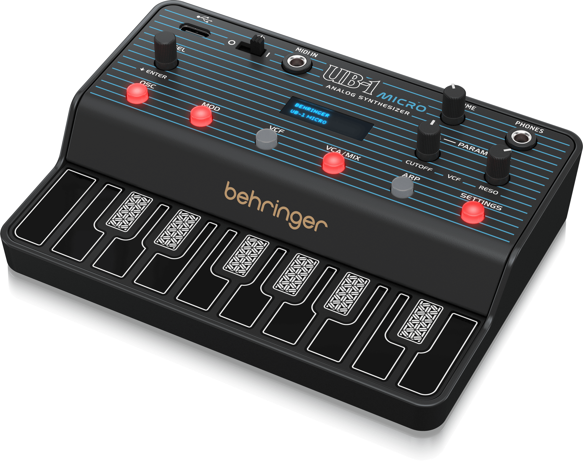 Behringer випустила UB-1 Micro — ультрапортативний аналоговий синтезатор за $49