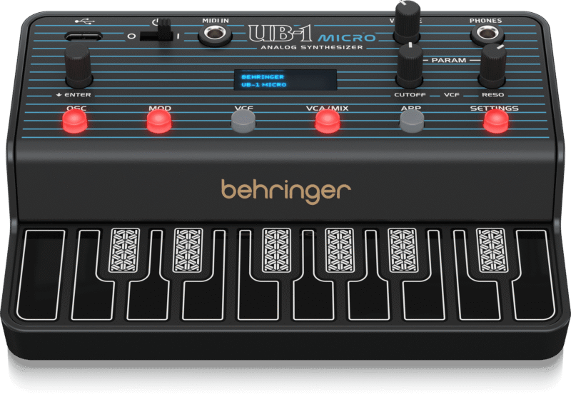 Behringer випустила UB-1 Micro — ультрапортативний аналоговий синтезатор за $49