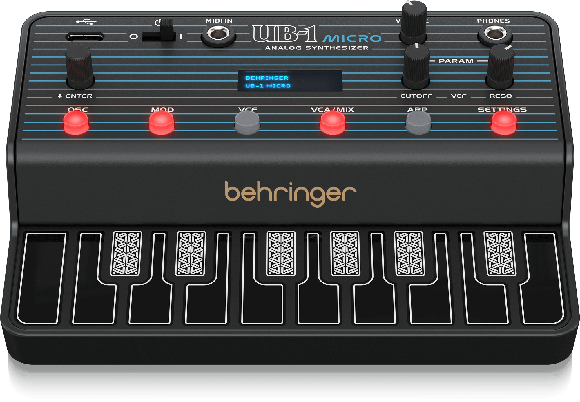 Behringer випустила UB-1 Micro — ультрапортативний аналоговий синтезатор за $49