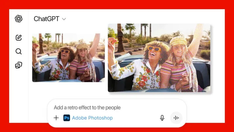 Adobe інтегрує Photoshop, Express та Acrobat у ChatGPT: редагування фото та PDF прямо в чаті