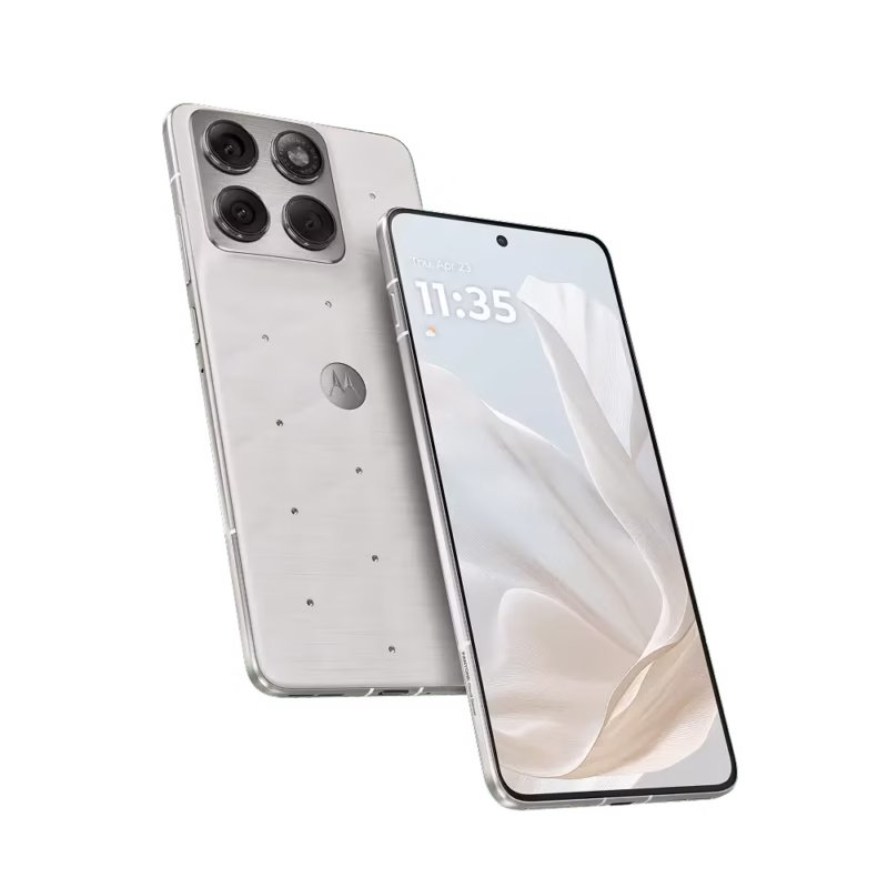 Motorola офіційно представила Edge 70 Cloud Dancer: спеціальна версія з кристалами Swarovski та кольором 2026 року