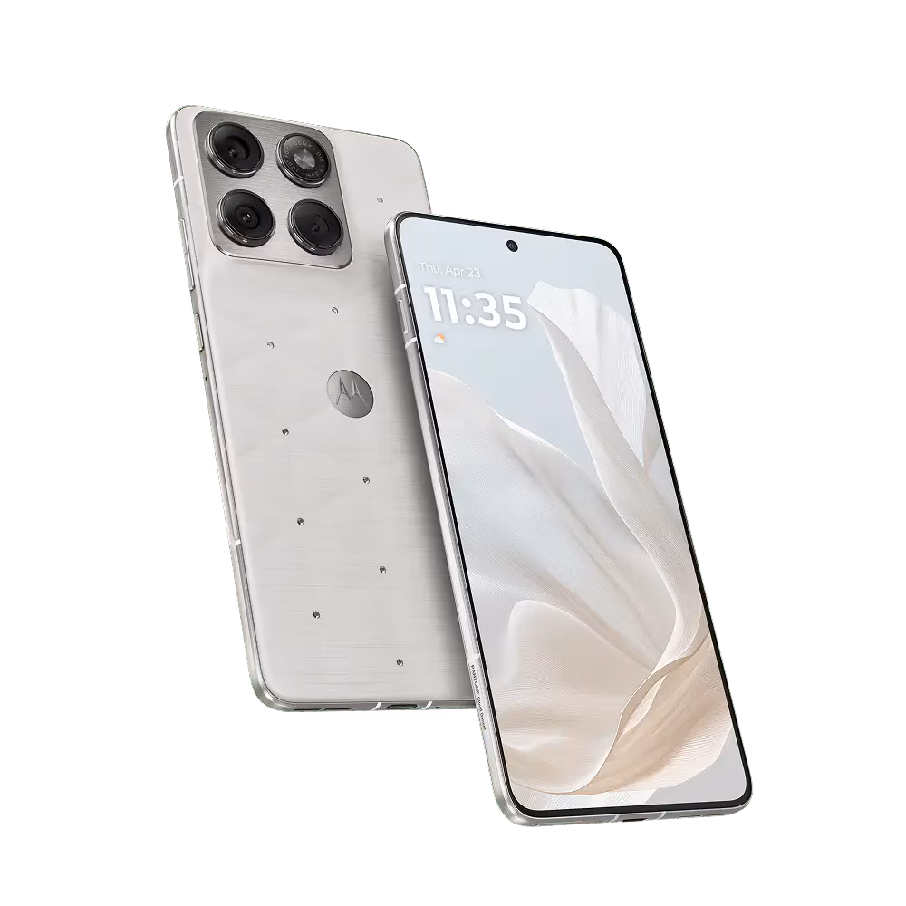 Motorola офіційно представила Edge 70 Cloud Dancer: спеціальна версія з кристалами Swarovski та кольором 2026 року