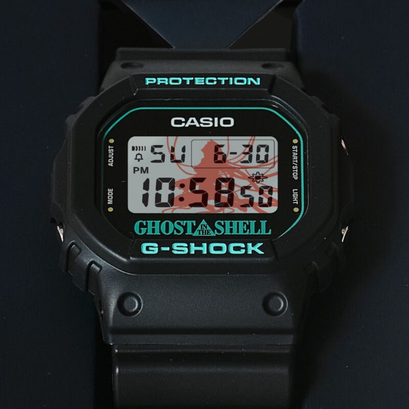 Casio G-SHOCK анонсує колаборацію Ghost in the Shell на базі DW-5600