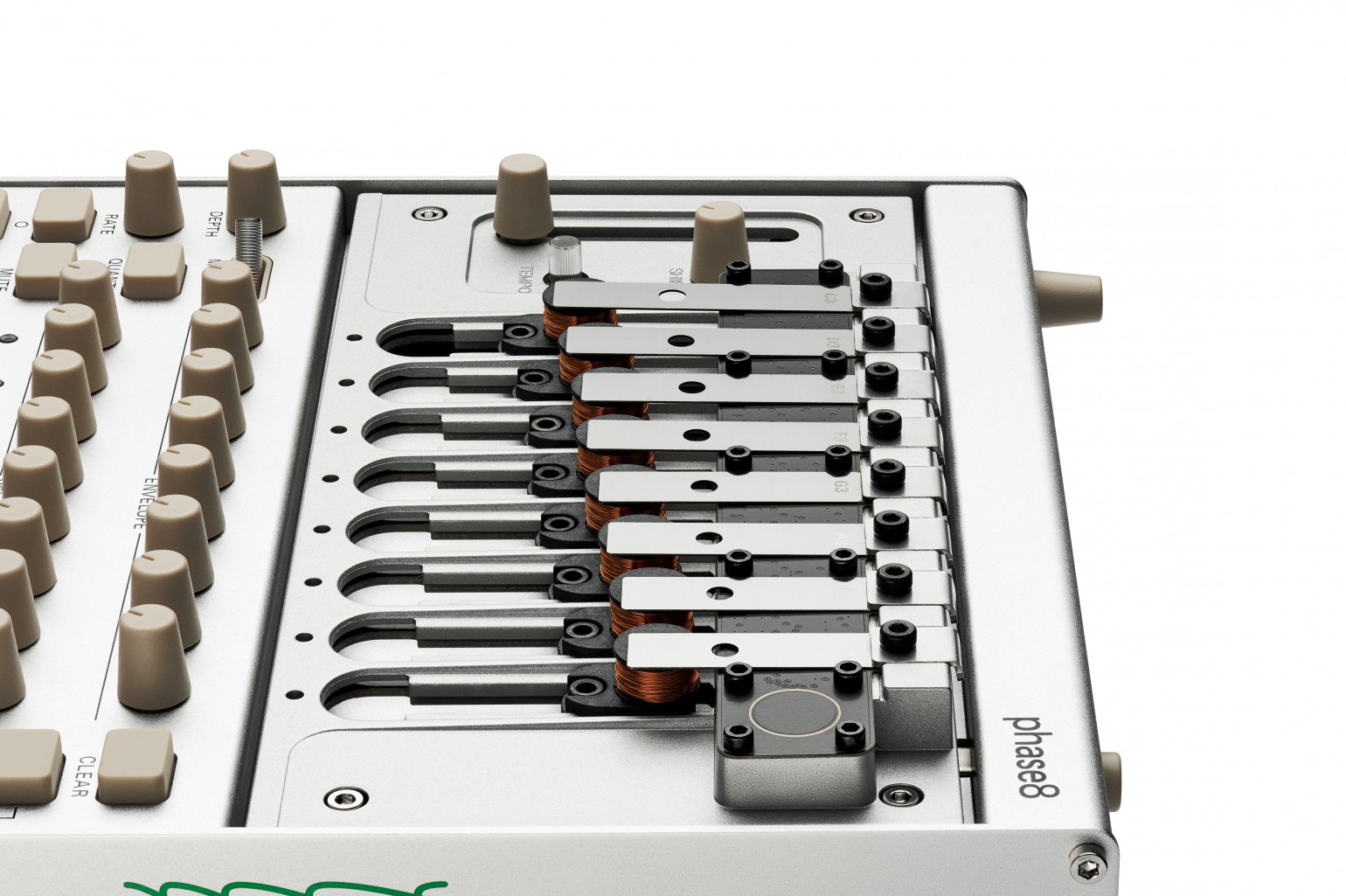 Korg Phase8 поєднує сталеві резонатори калімби з цифровим керуванням