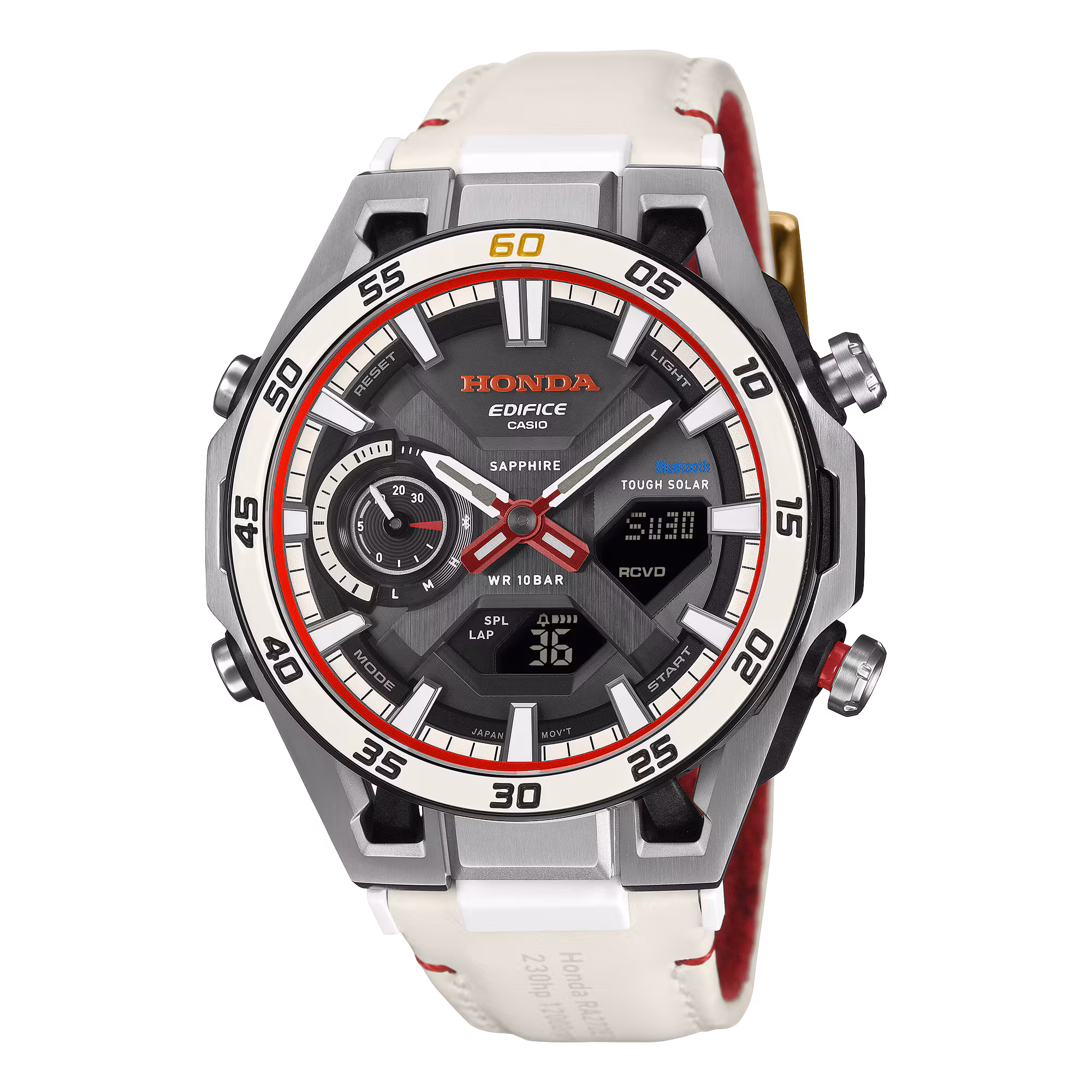 Casio випускає лімітований годинник Edifice ECB-2300HR-1A до 60-річчя тріумфу Honda в F1