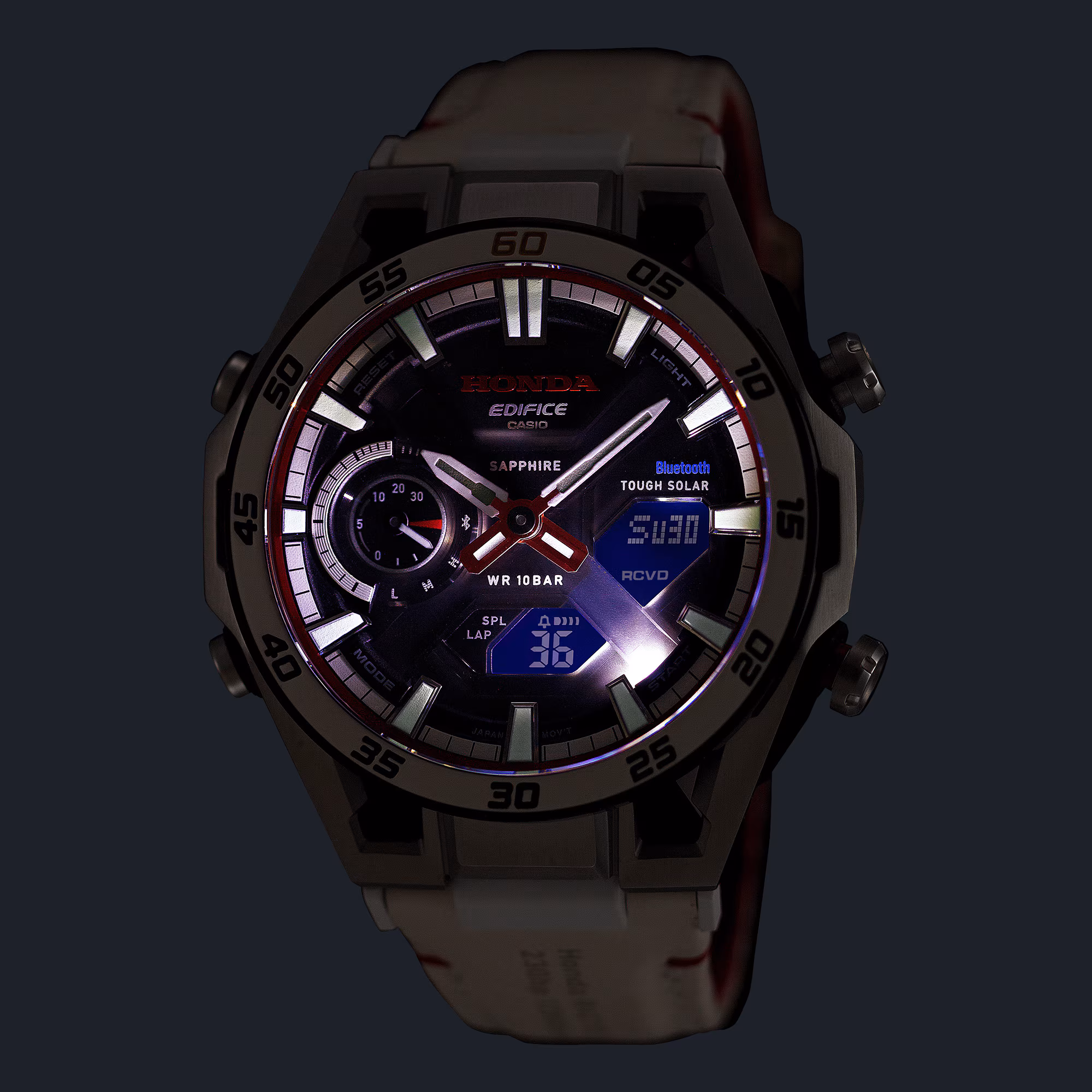 Casio випускає лімітований годинник Edifice ECB-2300HR-1A до 60-річчя тріумфу Honda в F1