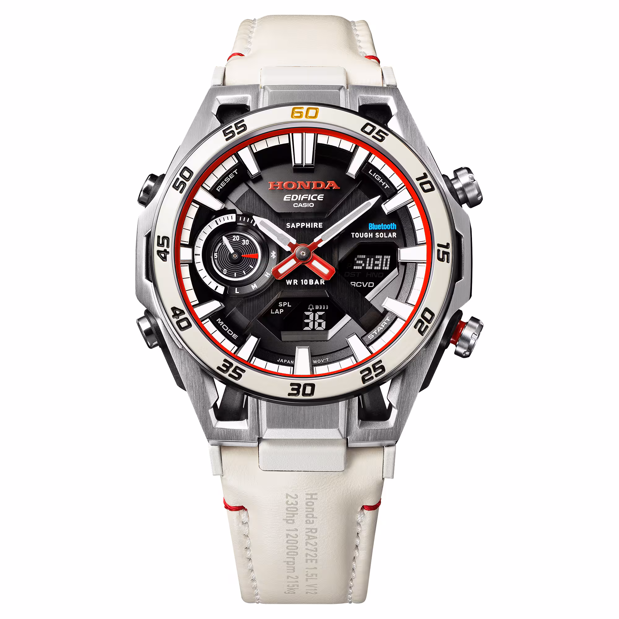 Casio випускає лімітований годинник Edifice ECB-2300HR-1A до 60-річчя тріумфу Honda в F1