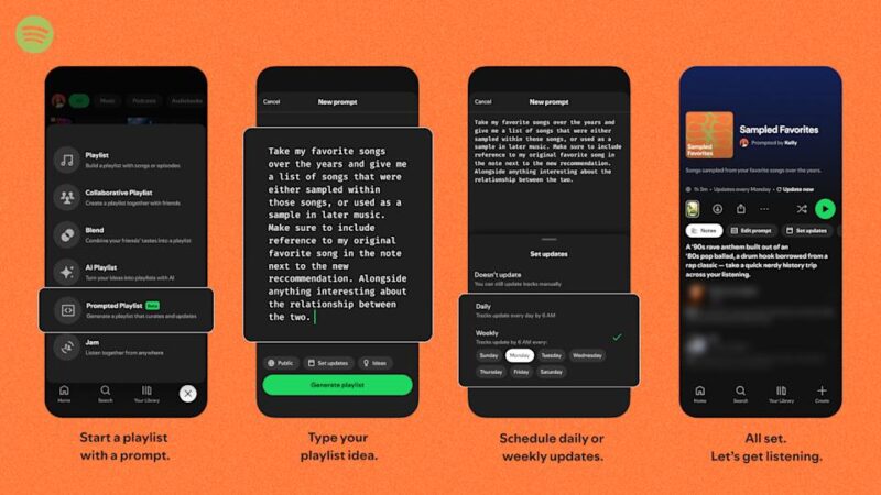 Spotify запускає Prompted Playlist: створюйте плейлисти за детальними текстовими описами