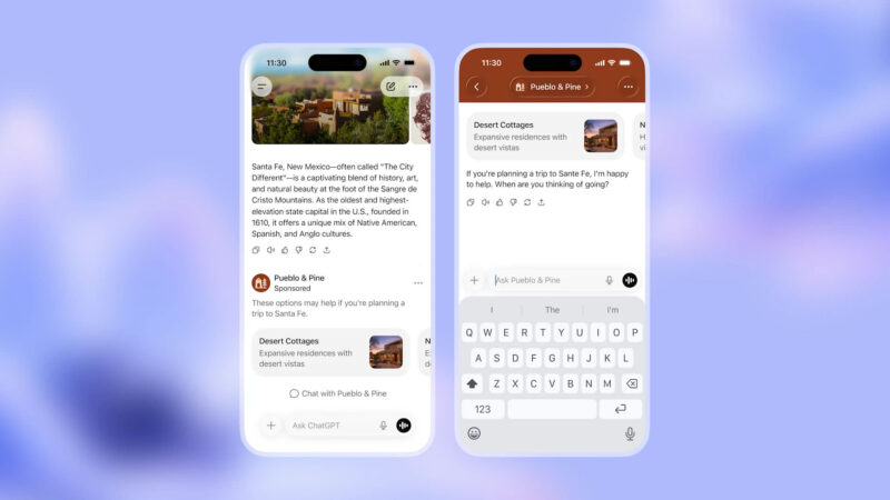 OpenAI впроваджує рекламу в ChatGPT