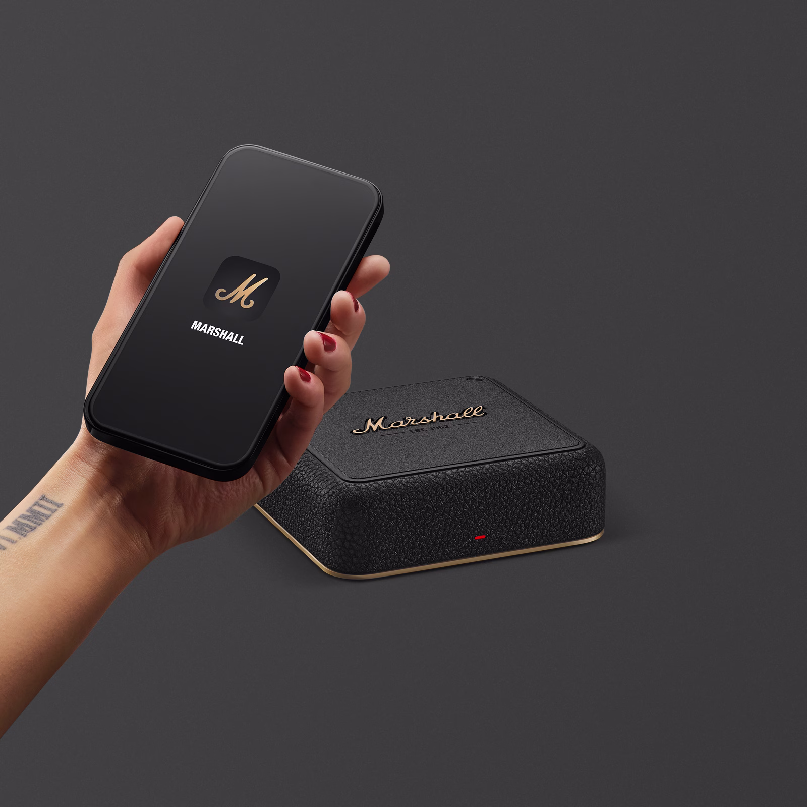 Marshall випустив Heddon — хаб, що додає функцію мультирум для Bluetooth-колонок через Auracast