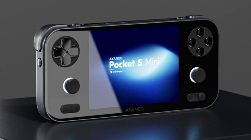 Ayaneo анонсувала компактну консоль Pocket S Mini для ретро-геймінгу