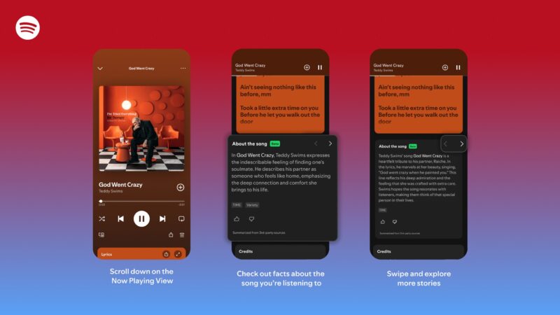 Spotify запускає «About the Song»: історії за лаштунками музики та нові ШІ-фішки