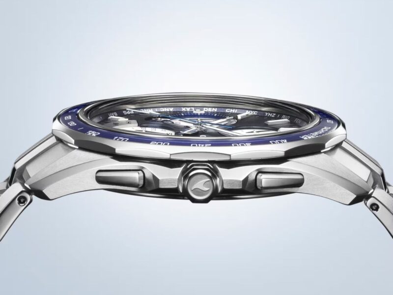 Casio випустила Oceanus Manta OCW-S7000F-2A: преміальний годинник з сапфіровим безелем та функцією Tough Solar