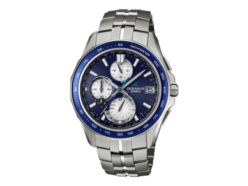 Casio випустила Oceanus Manta OCW-S7000F-2A: преміальний годинник з сапфіровим безелем та функцією Tough Solar