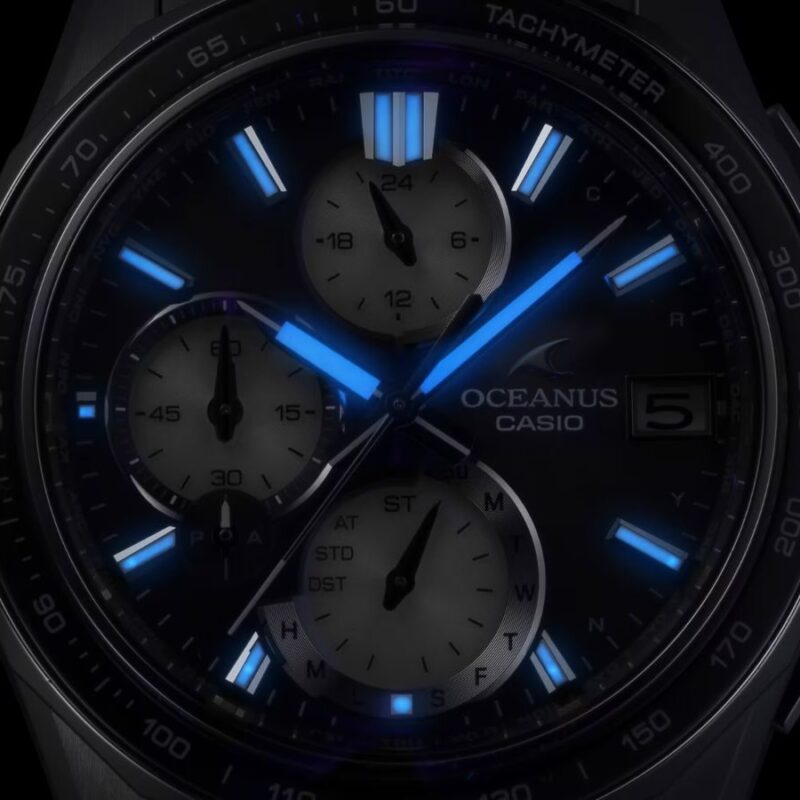 Casio випустила Oceanus Manta OCW-S7000F-2A: преміальний годинник з сапфіровим безелем та функцією Tough Solar