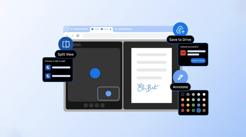 Google Chrome отримав нові функції продуктивності: Split View, PDF-анотації та вертикальні вкладки