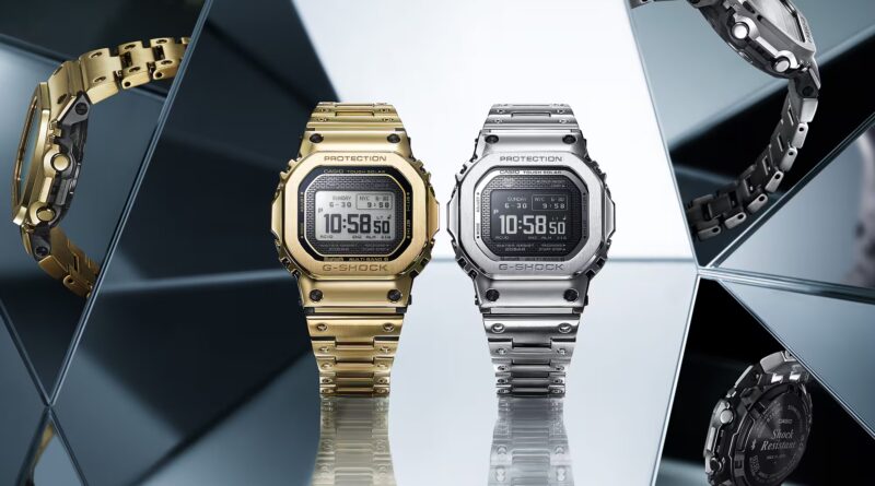 Casio випустила нову лінійку суцільнометалевих G-Shock із ШІ-дизайном корпусу