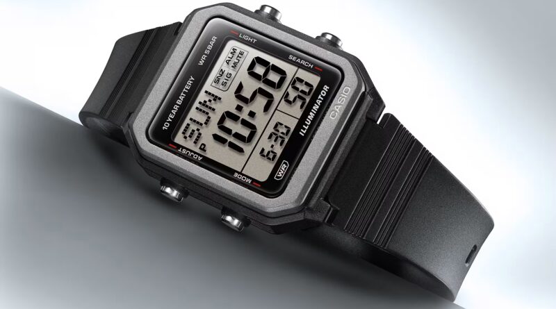 Casio випускає цифрові годинники W-221H у стилі 90-х