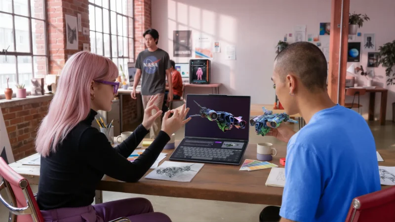Lenovo представила концепт Yoga Book Pro 3D: подвійний OLED та 3D без окулярів