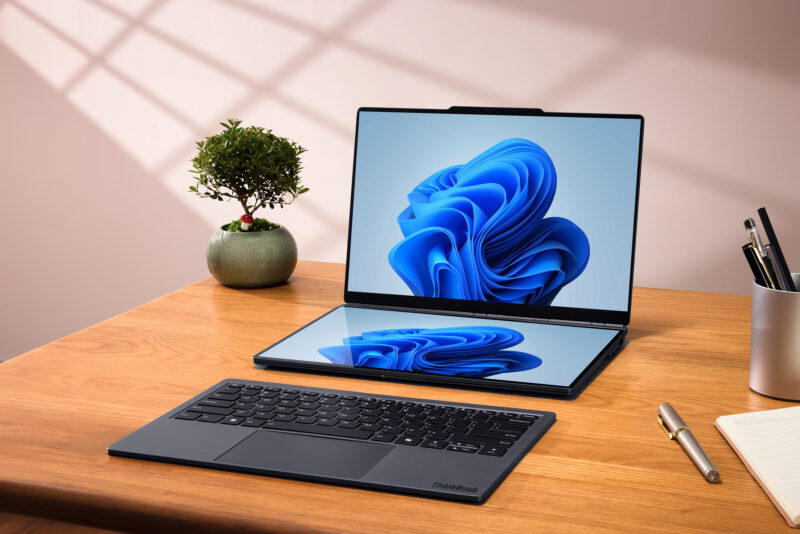 Lenovo представила Modular AI PC: концепт ноутбука зі змінними портами та екранами на MWC 2026
