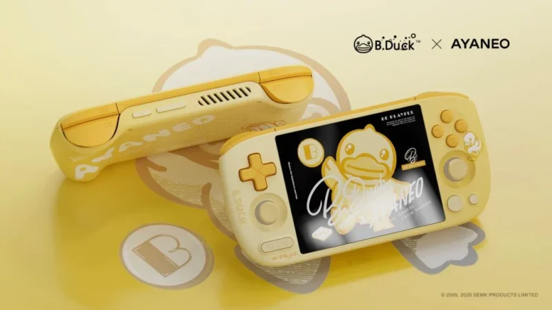 Ayaneo представила Pocket Air Mini × B.Duck: лімітована ретро-консоль до року Коня