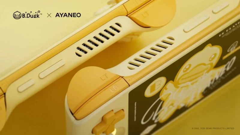 Ayaneo представила Pocket Air Mini × B.Duck: лімітована ретро-консоль до року Коня