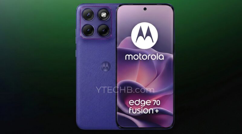 Motorola Edge 70 Fusion+: розкрито дизайн та характеристики флагмана з батареєю 7000 мАг