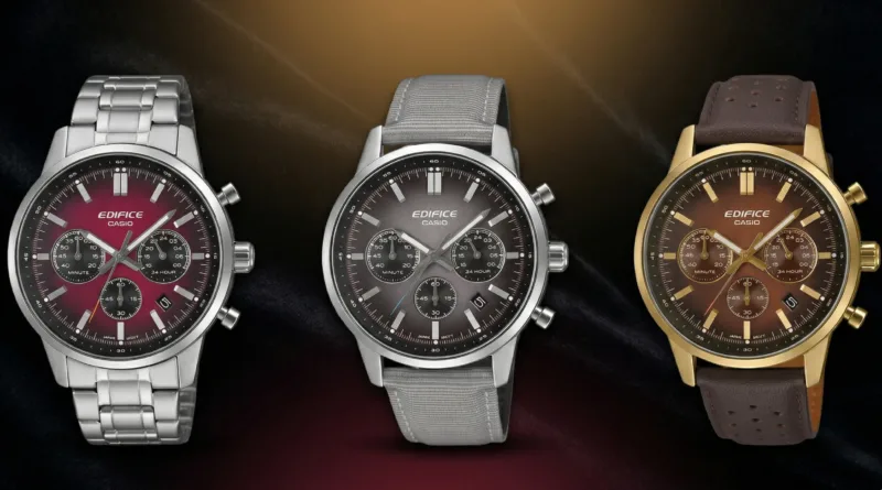 Casio представила хронографи Edifice EFR-575: три нові моделі з'явилися в Європі
