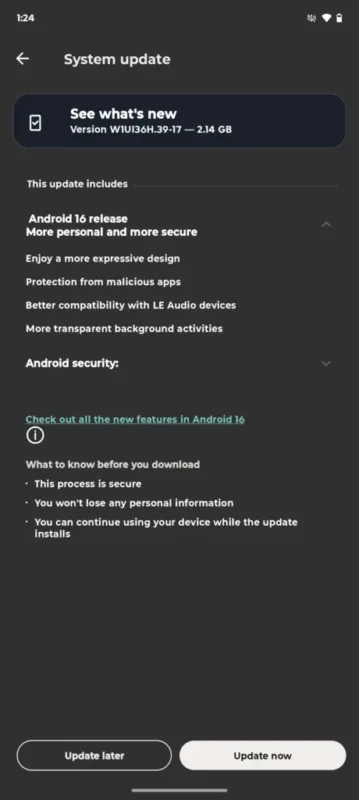 Motorola Edge 50 Neo почав отримувати Android 16: деталі оновлення та нові функції