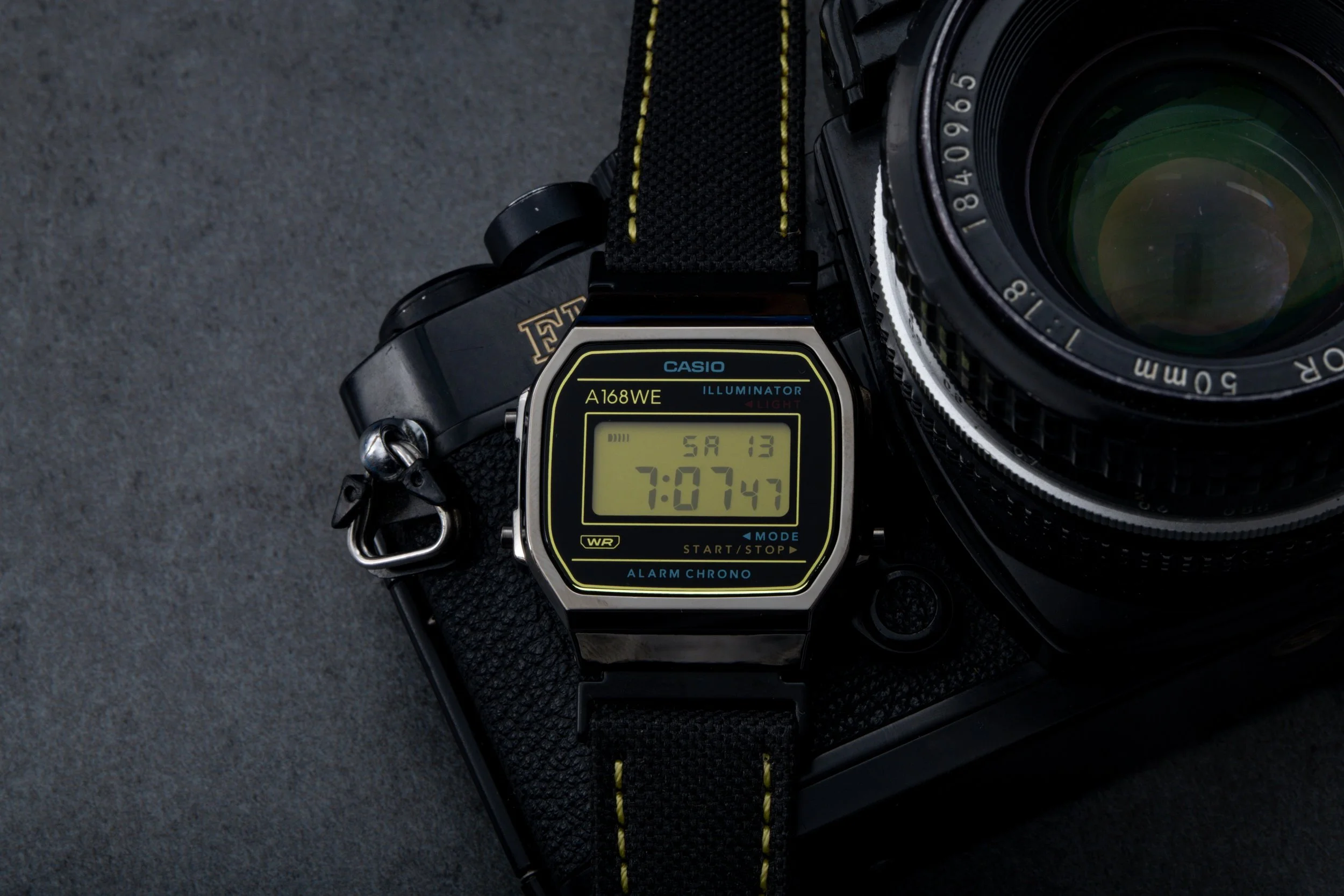 Casio випускає N168 — кастомний годинник у стилі камер Nikon