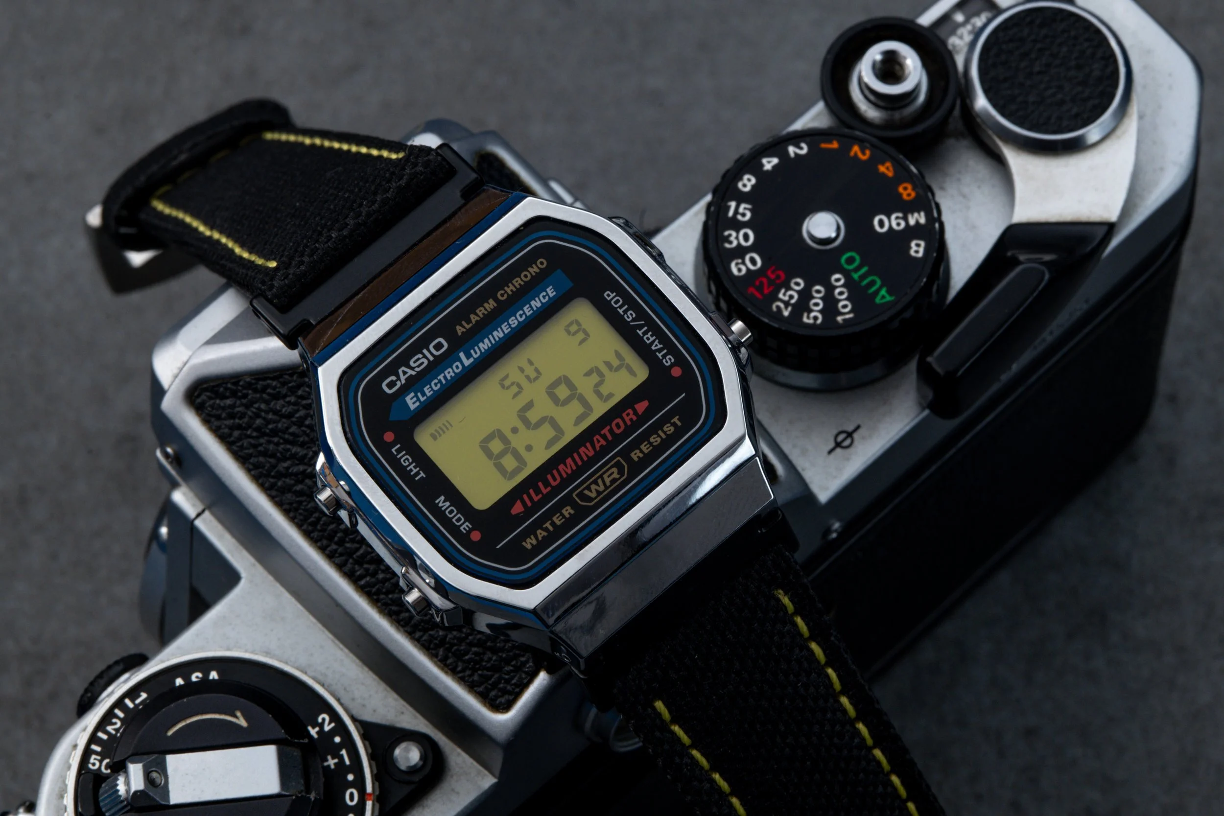 Casio випускає N168 — кастомний годинник у стилі камер Nikon