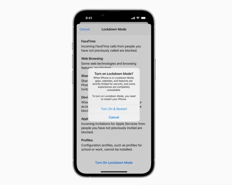 Apple: Lockdown Mode жодного разу не зламали за 4 роки