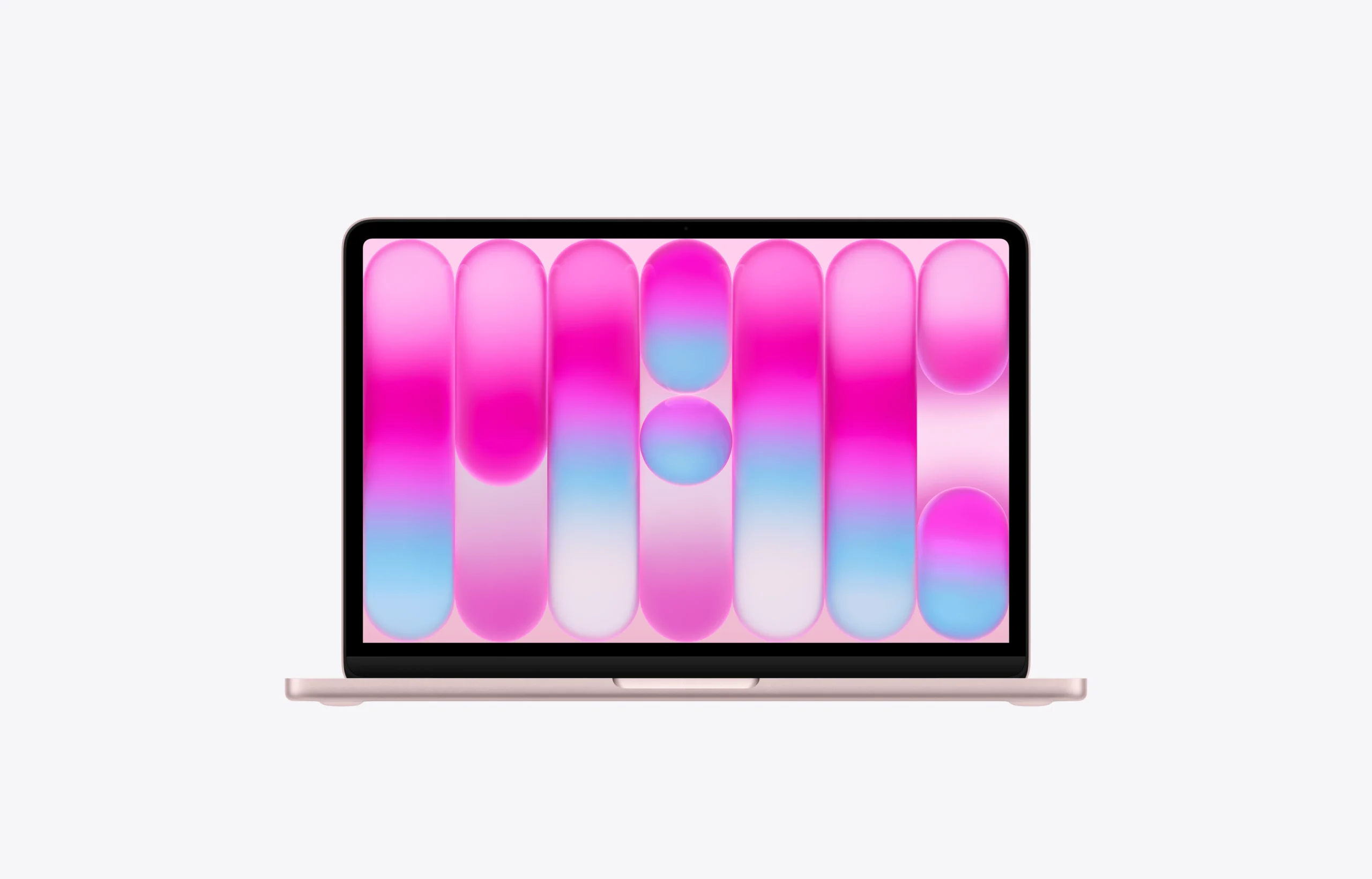 MacBook Neo у ніжно-рожевому (blush) кольорі