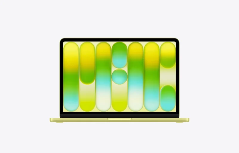 MacBook Neo у цитрусовому (citrus) кольорі