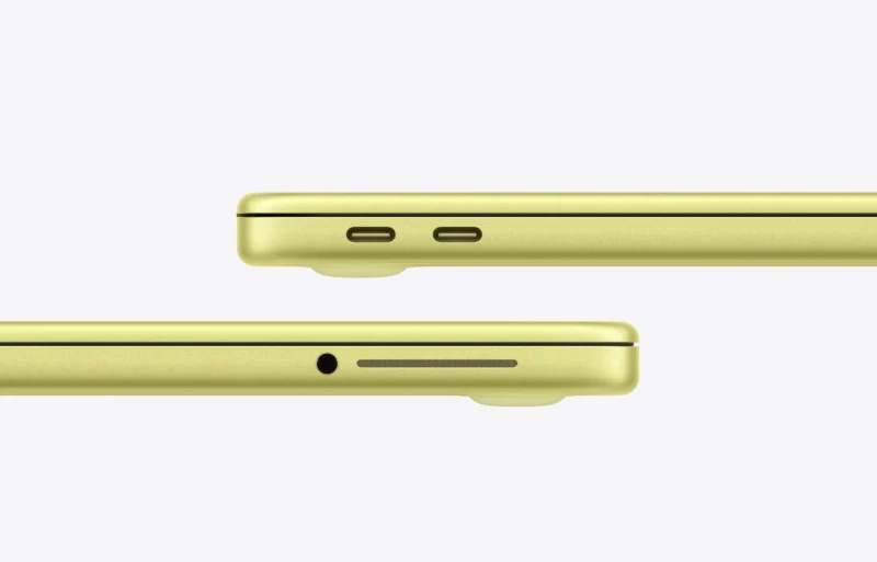 MacBook Neo у цитрусовому (citrus) кольорі