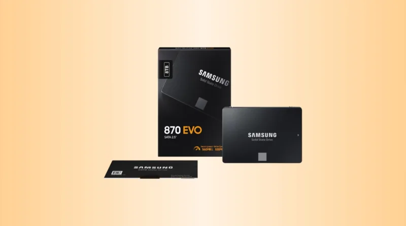 Samsung випустила SSD 870 EVO на 8 ТБ: характеристики та ціна