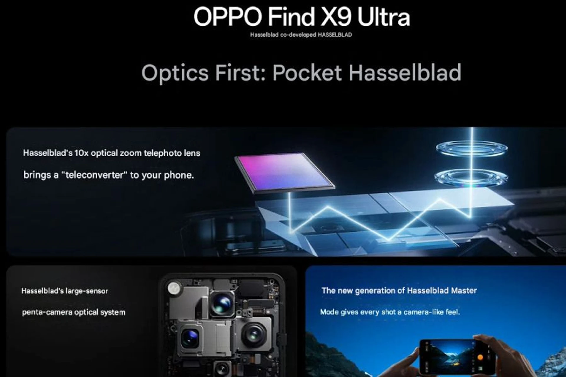 Oppo представила Find X9 Ultra: флагман з 200 МП камерою і 10x зумом