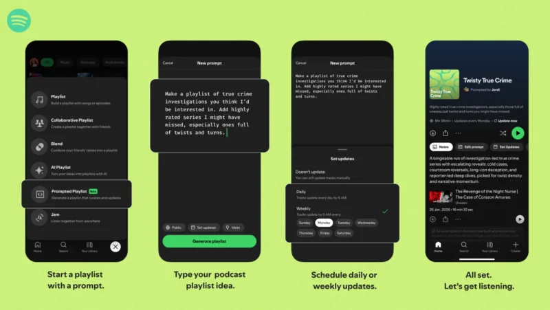 Spotify запустив ШІ-плейлисти для подкастів: як це працює
