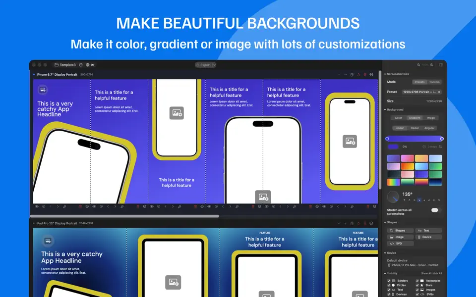 Український розробник випустив Screenshot Bro — інструмент для скриншотів App Store і Google Play