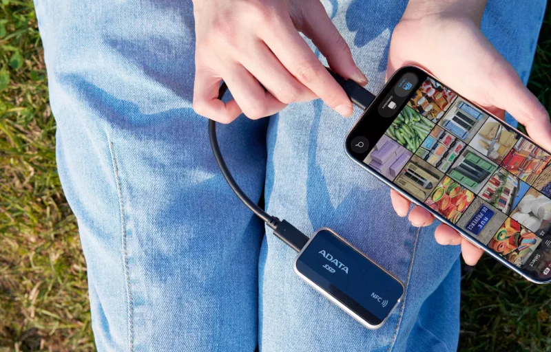 Adata представила Urban Tapsafe: портативний SSD з NFC-розблокуванням і швидкістю 1900 МБ/с